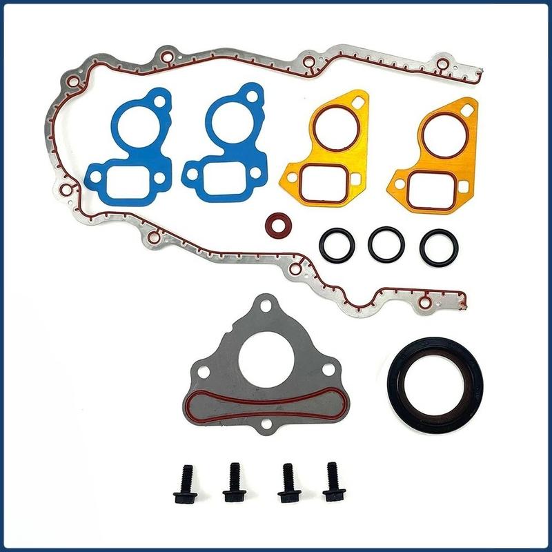 Timing Cover Gasket Set TCS45993 LS Camshaft Thrust Retainer Plate Seal Kit 12633904 for GM LS1 LS6 LQ4 LS2 LS3 4.8/5.3/6.0/6.2L