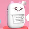 Mini Portable Thermal Printer Cat Shapes Lightweight Wireless Po Label Memo Wrong Question Printer