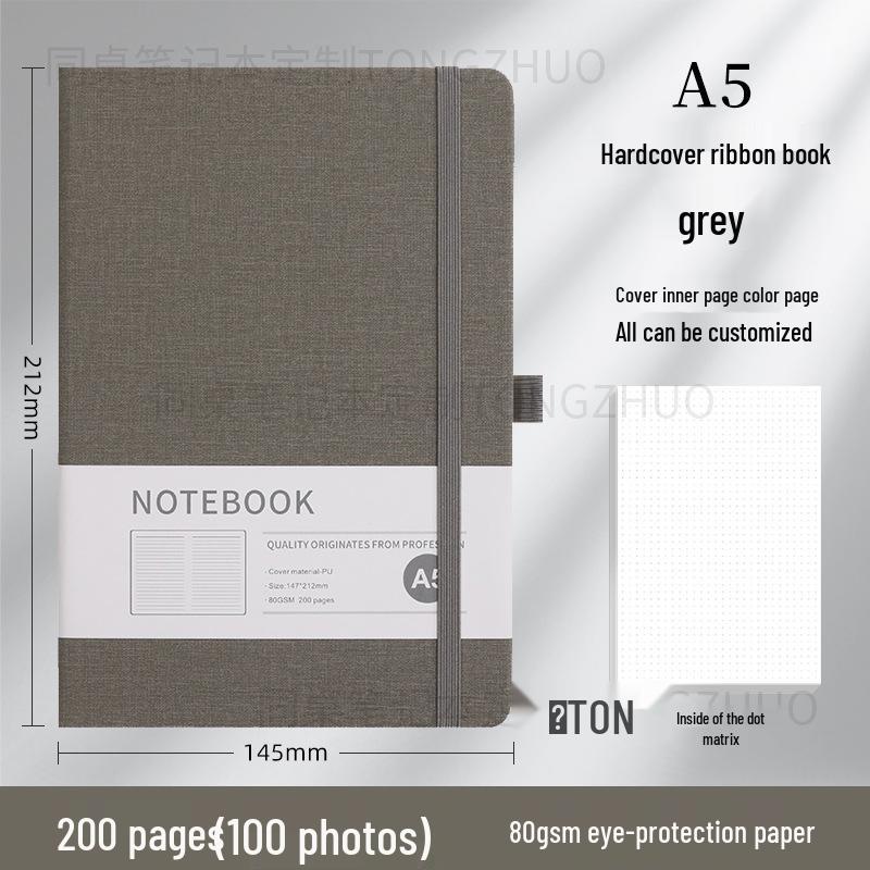 Высококачественный блокнот A5 с индивидуальным дизайном и резинкой для бизнеса и офиса