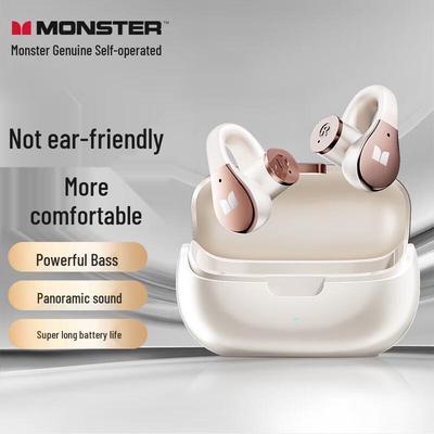 Беспроводные Bluetooth-наушники Monster MQT60 2025 с клипсой для открытого уха
