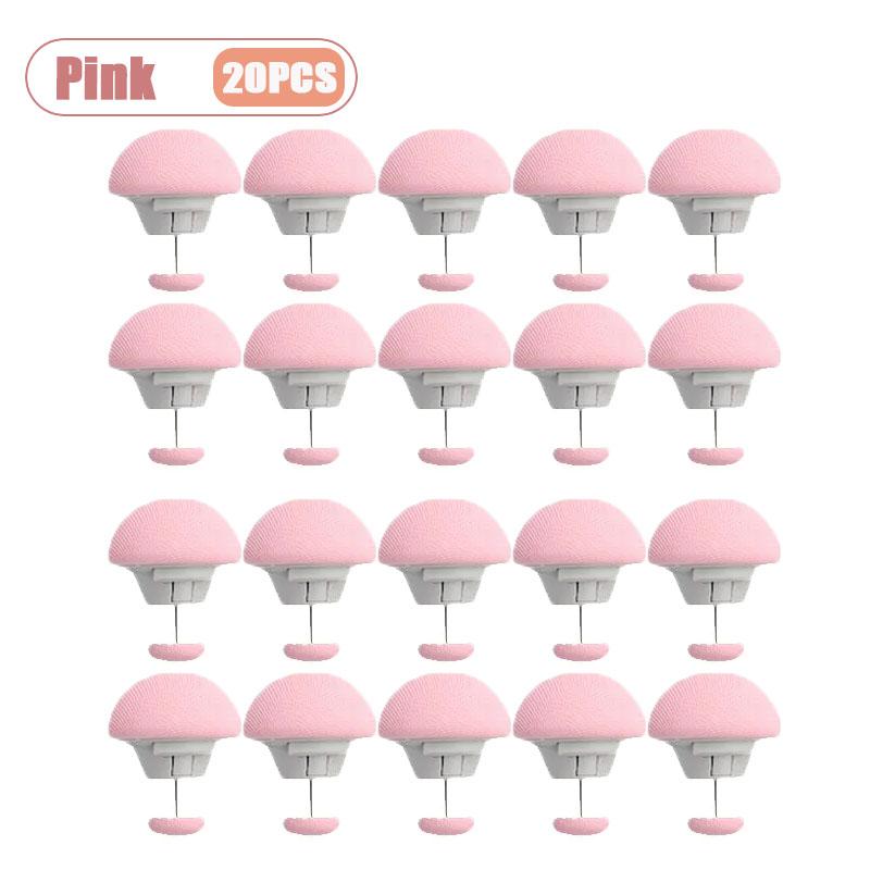 20-80PCS Reusable Mushroom Shape Clips Removable Easy Release Fastener for Blanket Sheet Curtain Socks Multipurpose Clamps