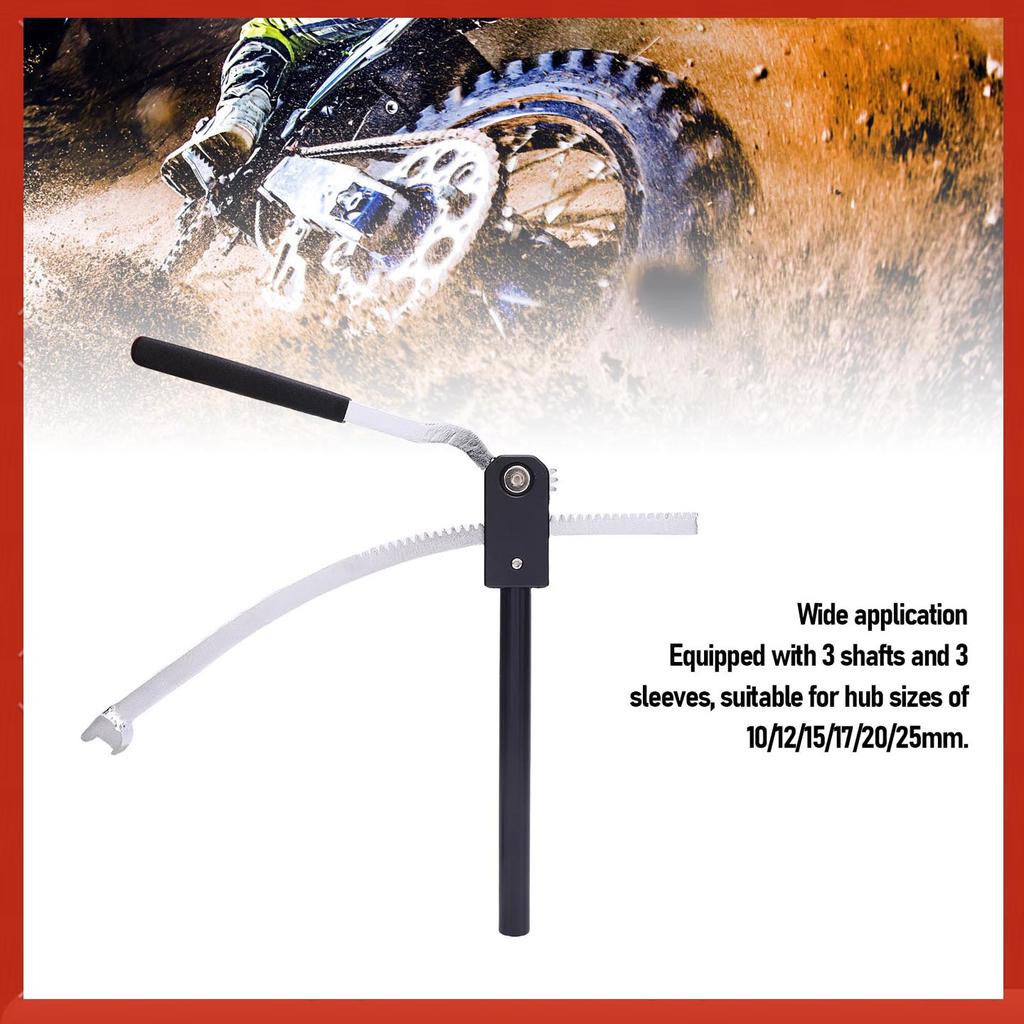 Dirt Bike Tire Changing Tool Kit Dirt Bike Tire Mounting Tool Sturdy Steel Detachable Push Rod Efficient for Motorcross Enduro