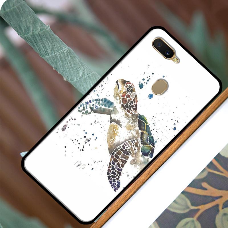 Чехол для телефона с морской черепахой и океаном для OPPO A15 A3S A5S A52 A72 A54 A74 A94 A83 A91 A93 A5 A9 A31 A53 A53S 2020