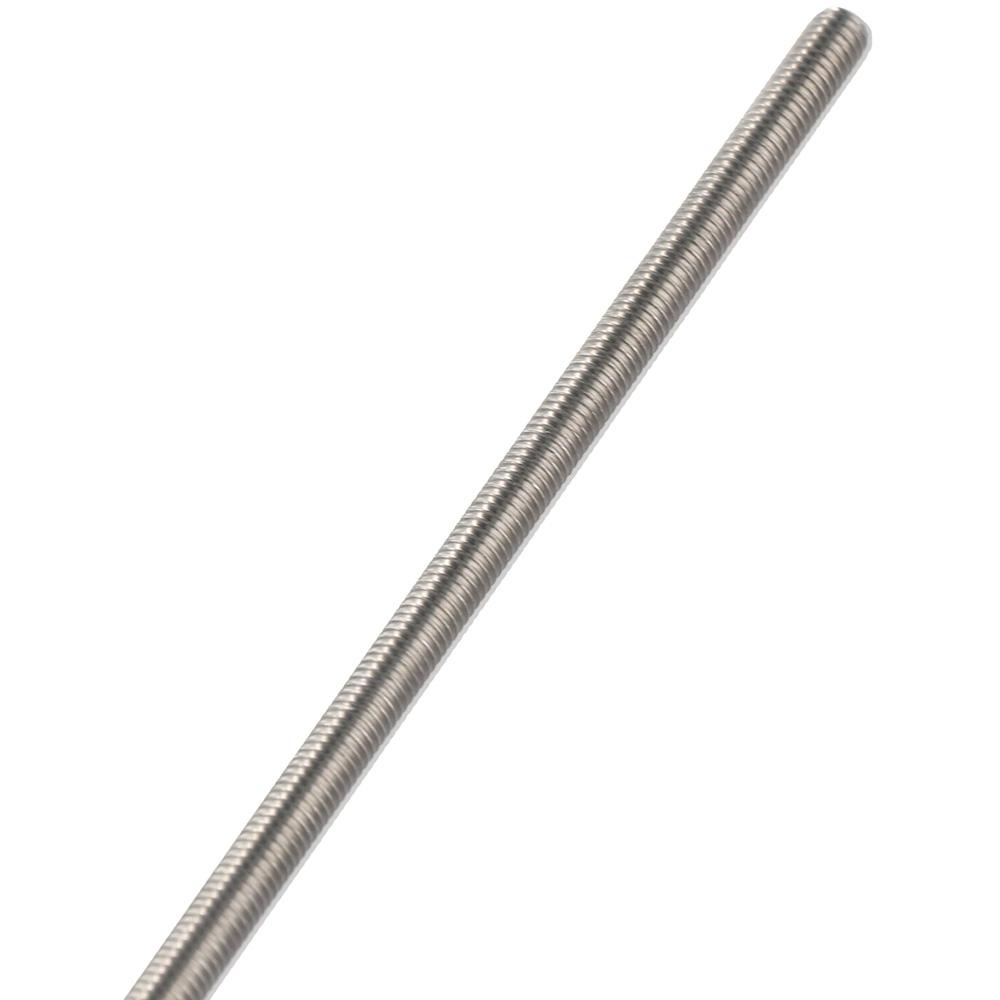 2PCS 304 Stainless Steel Long Threaded Screw Right Hand Threads Rods Bar Studs Hangers