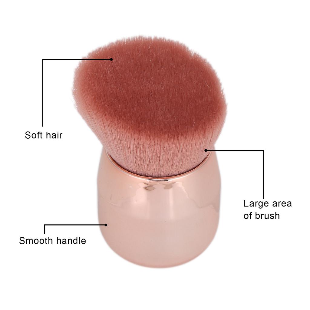 Скошенная кисть для румян с мягким ворсом и гладкой ручкой для макияжа, бронзатора, рассыпчатой пудры, косметики