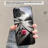 Цветы из мелких камней Для Redmi Note 14 Pro+ 13 Pro 8 9 9S 12S 10 Pro 11 12 13C 14C A3 12 13 K60 Ultra Черный Стеклянный Чехол для Телефона
