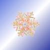 Luxury Snowflake Brooch Rotatable Snowflake Suit Pins Clothing Accessories Shiny Corsage Christmas Gifts