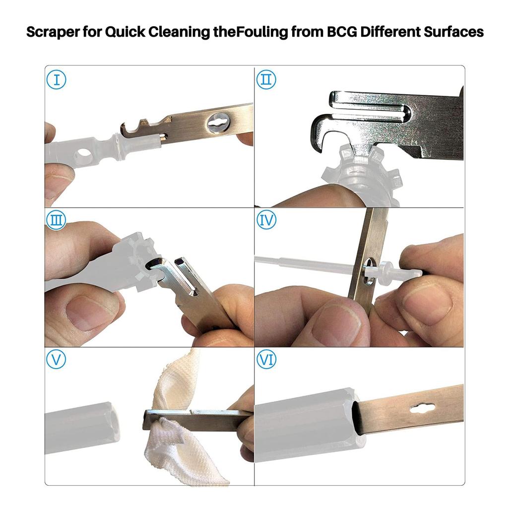 Набор пробойников Ideagle Пробойник для выколотки штифтов Стартовый пробойник Пробойник BC Пробойник BCG Скребок для чистки Сменная головка молотка 18 предметов Набор молотков и пробойников