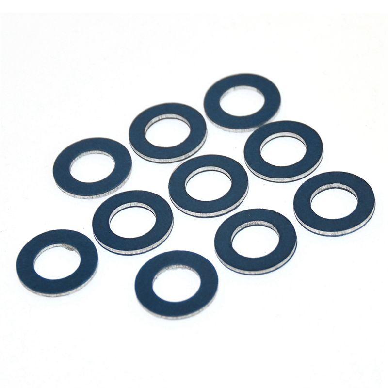 A60X 50Pcs 90430-12031 Car Oil Drain Sump Plug Washers Gasket 12Mm Hole For Toyota Lexus 9043012031