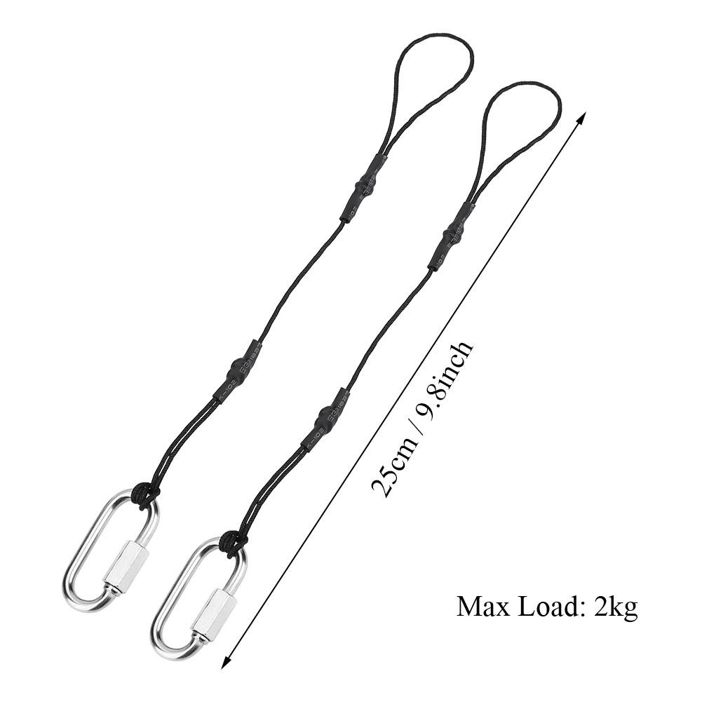 Universal Durable Camera Strap Safety Rope Tether with Clip Hook for DSLR Mirrorless Cameras