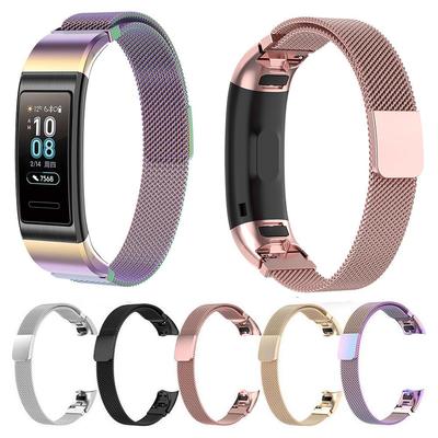 Миланский браслет-ремешок для Huawei Band 4 Pro TER-B29S, сетчатый браслет из нержавеющей стали для Huawei Band 3/Band 3 Pro, ремешок для часов