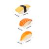 3Pcs Sushi Shaped Salmon Sushi Dog Toy Simulation Pet Snack Toy  Outdoor Bite Training