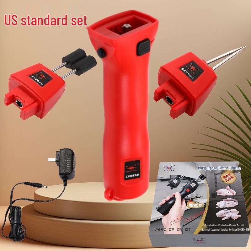 Автоматическая машина для ощипывания птицы с литиевой батареей: Электрическая машинка для удаления перьев у курицы, утки и гуся (Европейский стандарт)