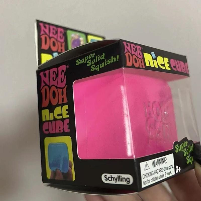 Сенсорные игрушки Nee doh Nice Cube Блоки для снятия стресса Лепка Музыка Снятие стресса и выплеск эмоций Игрушки для взрослых