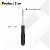 Uxcell Мини шлицевая отвертка 3,0 мм 98 мм длина Микро прецизионная отвертка с плоской головкой с нескользящей рукояткой для часов, очков, мобильного телефона