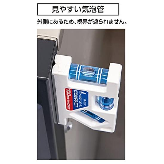 Shinwa Sokutei Handy с уровнем 76232, Компактный, 100 мм, Магнит,