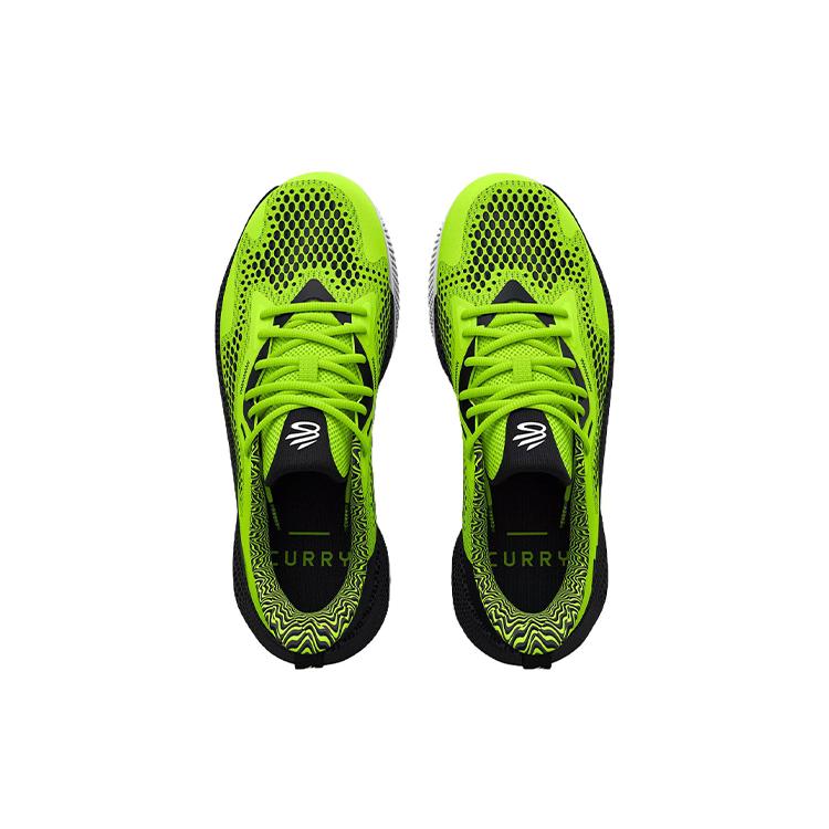 Under Armour Curry HOVR Splash 3 'Lime Surge' (Unisex) Lime Surge / Black Basketball Shoes 3026891 300