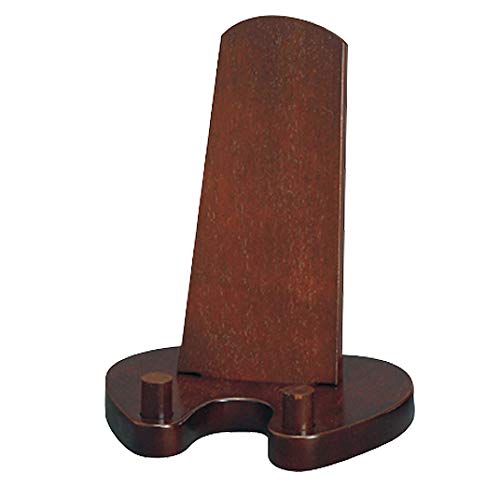 Hayashi Kyoto Buddhist Altar, Modern Wooden Memorial Record Stand (Brown) Height 12cm, Width 9.5cm [Includes Original Cloth] Memorial Record Stand,