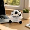 Cute Knitted Ornament for Athletes Positive Sports Ball Plush Emotional Support Doll