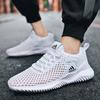 Hollowed Out Men's Shoes Summer Breathable Mesh Surface Sneakers Lightweight Anti-odor Soft Soled Large Size Running Shoes