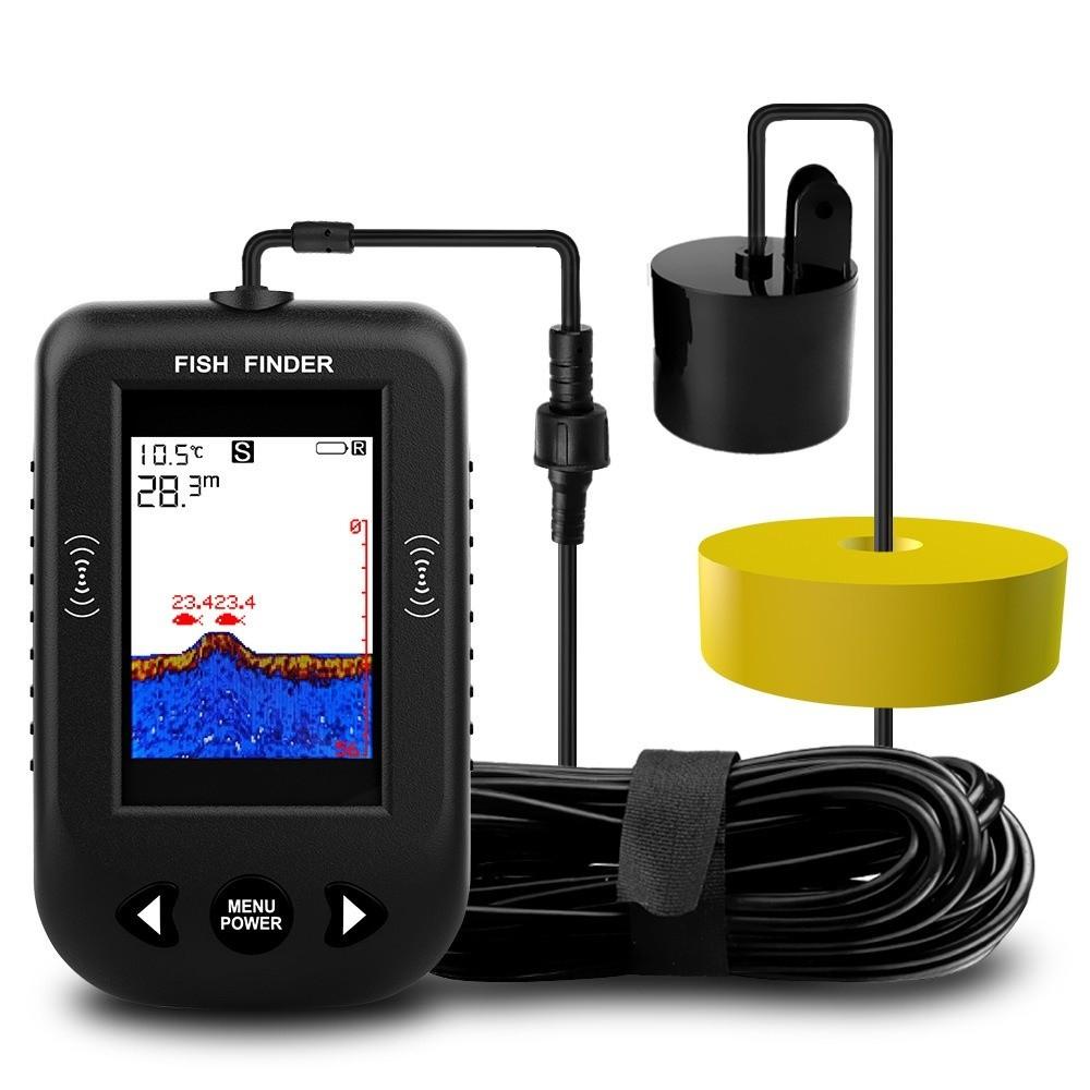 LCD Display Portable Sonar Finders 45 Degrees Sonar Fish Finder XF03 Fish Finders Fishing Lure
