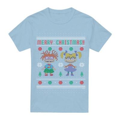 Футболка мужская Rugrats Merry Ugly Chucky & Angelica Christmas