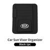 Car Visor Sunglasses Holder Card Bag Glasses Storage Clip Accessories For KIA Sportage Rio Ceed Morning Proceed K5 Sorento Pican NK2