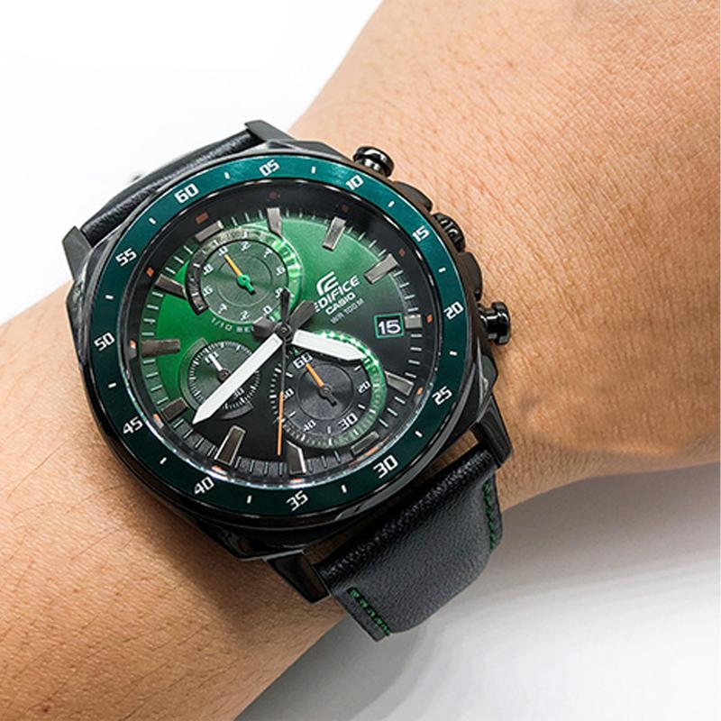 Casio Мужские часы EDIFICE Зеленые EFV-600CL-3 EFV-600CL-3