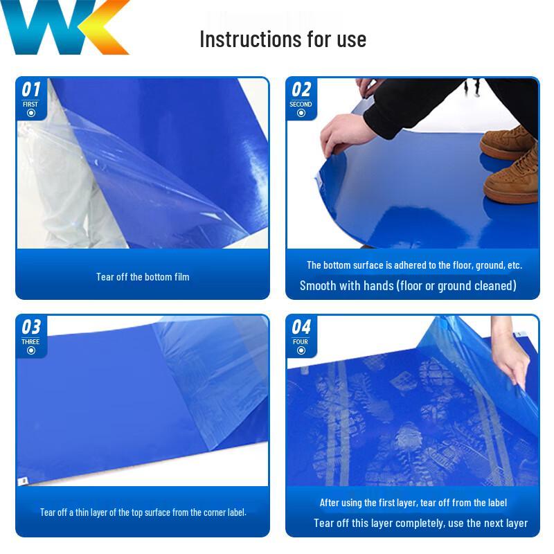 WK Cleanroom Tacky Dust Control Mat