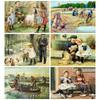 Full Drill Diamond Painting Scenery Diamond Art Mosaic Pastoral Embroidery Portrait Home Decoration