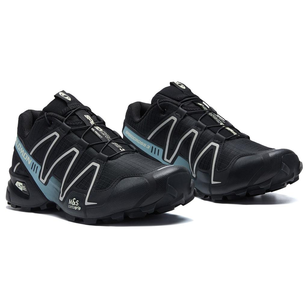 SALOMON Speedcross 3 Comfortable Non-Slip Low-Top Outdoor Functional Shoes Unisex Shoes Black 474386