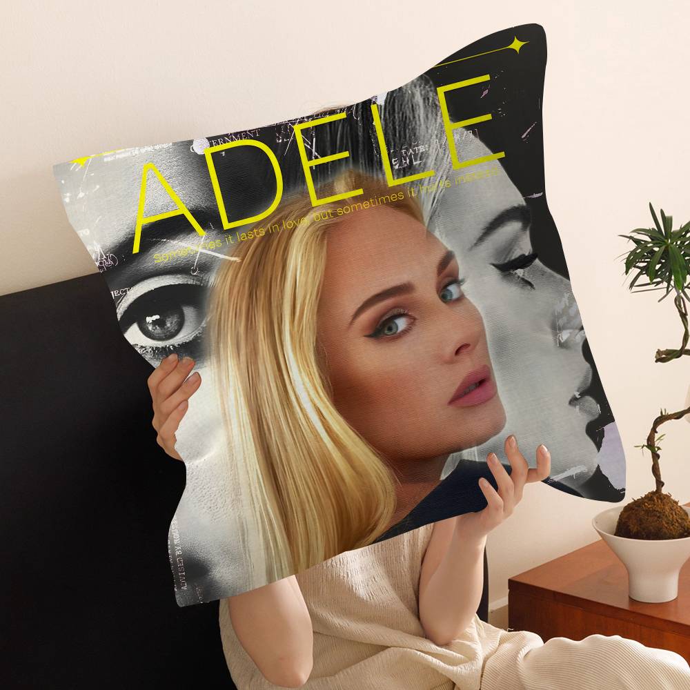 A-adele A-adkins Персонализированная наволочка-чехол для подушки Декор спальни, детской вечеринки Наволочка Подарок на день рождения для детей