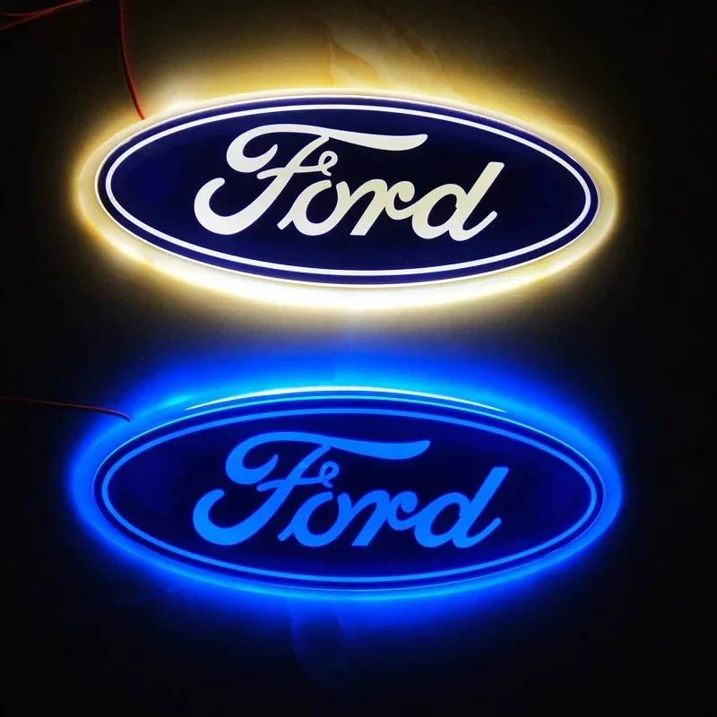 Ford Светодиодный Значок-Логотип на Автомобиль Передний/Задний Хвост Для F150 F250 Explorer Focus Mondeo Декор Внешнего Стайлинга Авто
