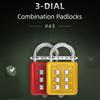 Security Dormitory Cabinet  Lock Luggage Padlock Backpack Zipper Lock 6 Digit Button Password Lock