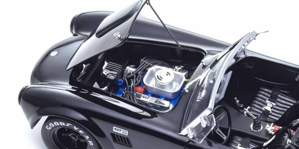 Kyosho Original Shelby Cobra 427 Black Finished Product KS08047BK 1/18 S/C