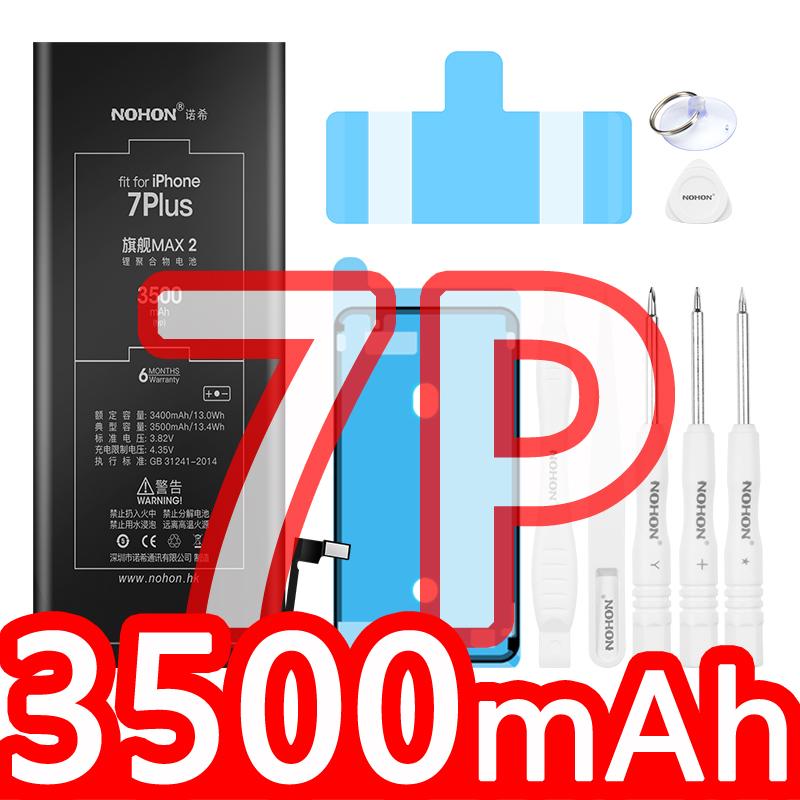 Battery NOHON Replacement Lithuim Polymer High Capacity For Apple iPhone 11Plus 11 XSMAX XS XR X 8 8Plus 7 7Plus 6 6Plus 6S 6SPlus SE2