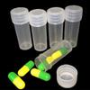 10/20pcs Mini Transparent Storage Lid Test Tube Sample Bottle Plastic Small Vial