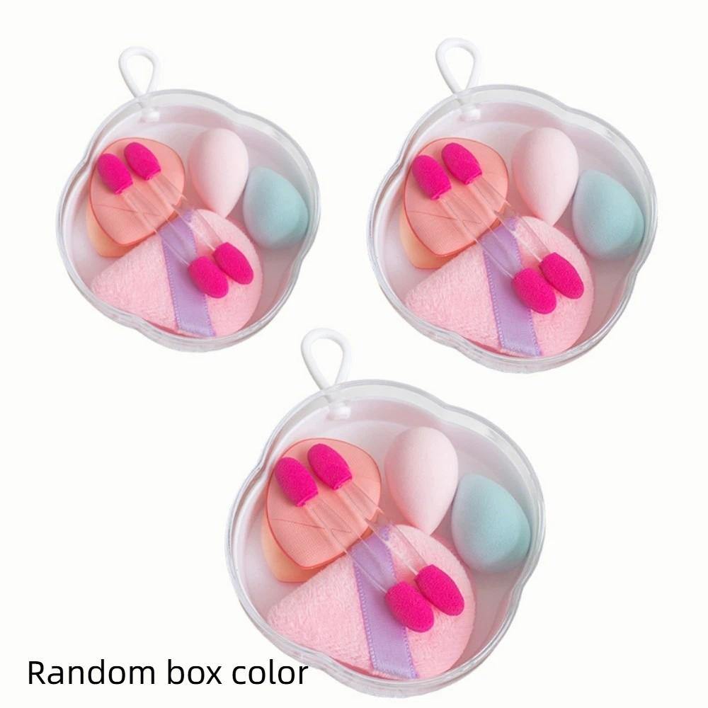 3Box Mini Makeup Sponge Set 8 in 1 Powder Puff Set Cute Travel Cosmetic Puff Daily Makeup