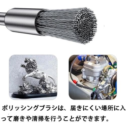 KEWAYO 30-Piece Wire Brush Set, Pen-Shaped Stainless Steel Wire Brushes, Abrasive Brushes, Rust Removal Tool, Paint Stripping Tool, Grinding Tool, Pol