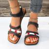 Ladies Shoes  Brand Modern Open Toe Women's Sandals Summer Daily Sandals Women Mixed Colors Square Heel Outdoor Shoes Women