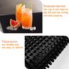 excovip Bar Mat, Stylish, Draining, Kitchen, Soft, Durable, Scratch-Resistant, Washable, Non-Slip, PVC, 60x15 cm, Black, 9016