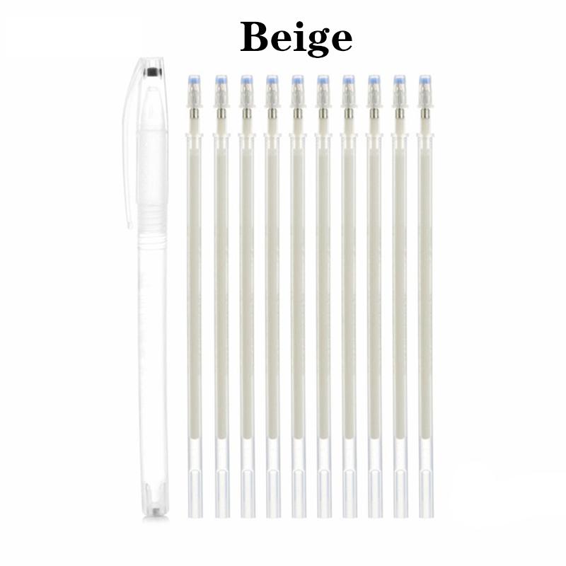 1 комплект маркеров, маркеры для ткани, карандаш, термопленка, затемнение, 10 шт. стержней + 1 шт., чехол для ручки