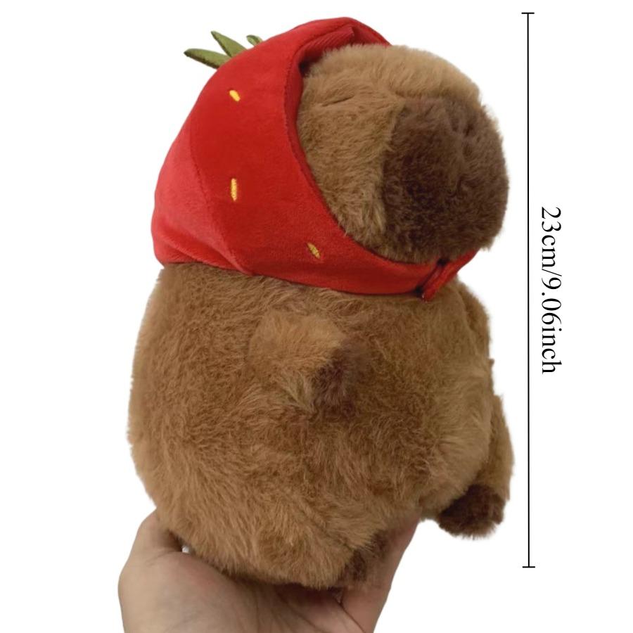 Гамбургская Капибара, плюшевая игрушка, пушистая плюшевая кукла Kawaii, имитация капибары, аниме, милые мягкие игрушки, мягкий плюшевый подарок, детские игрушки