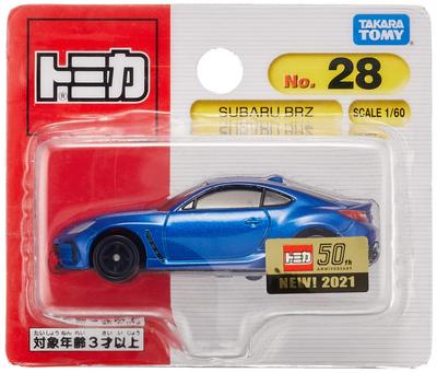 Takara Tomy Tomica 28 SUBARU BRZ Миниатюрная модель автомобиля Игрушка для детей от 3 лет Нет. (Блистерная упаковка)
