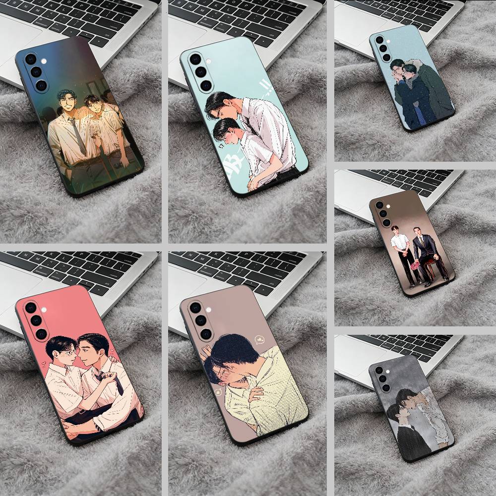 C-Captivated- By -You BL Phone Case For Samsung Galaxy A73,A71 A72,A70,A53,A52,A51,Soft Silicone Black Cover