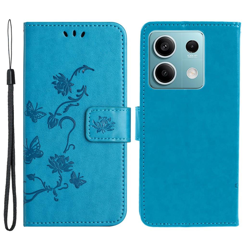For Xiaomi Redmi Note 13 Pro 5G/Poco X6 5G Case Imprinted Shockproof Leather Wallet Phone Cover
