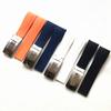 21 мм * 18 мм, черный, синий, белый, оранжевый, силиконовый резиновый ремешок с изогнутым концом для ролевого ремешка для браслета с циферблатом DEEPSEA 42 мм