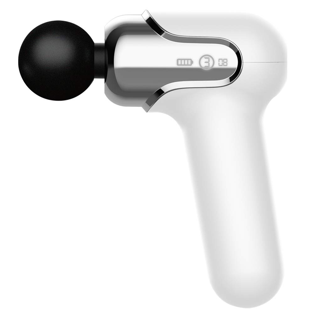 RIORES Tiny Whole Body Care Ultra Lightweight Small Compact Powerful Vibration Rechargeable Portable White Dr.SHOT