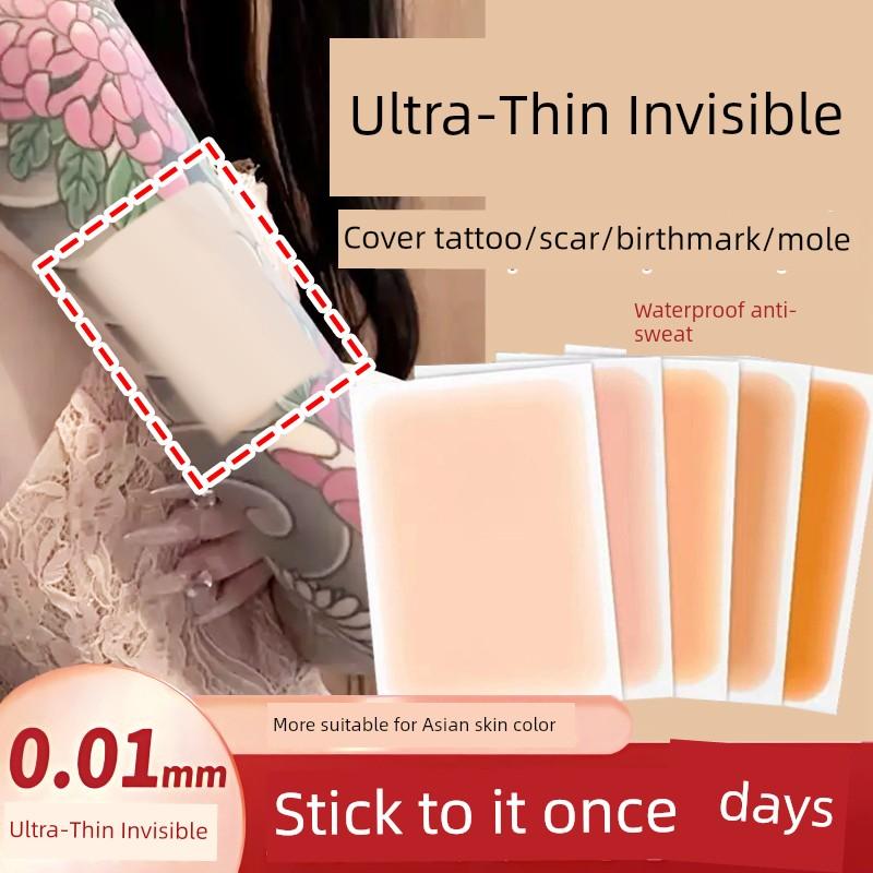 Tattoo Cover Patch Concave-Convex Scar Skin Color Invisible Large Area Tattoo Cover Patch Flesh Color Stretch Marks Birthmark