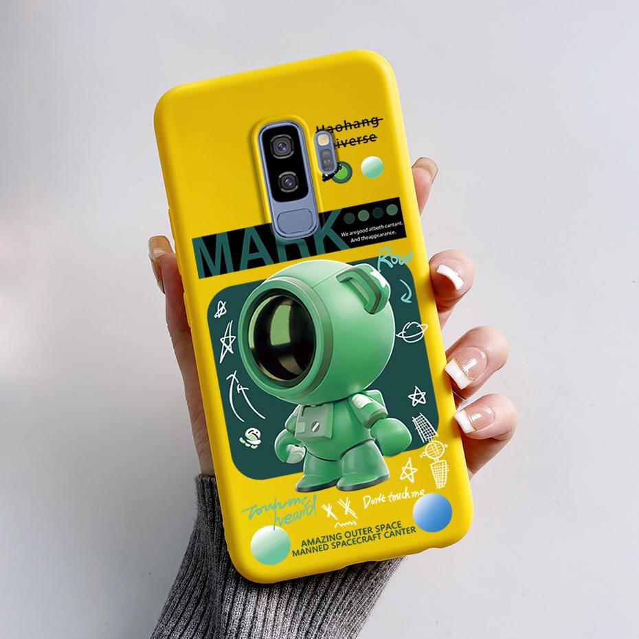 Силиконовая задняя крышка для Coque Samsung Galaxy S9 Plus Милый кролик панда Защитный мягкий чехол для телефона SamsungS9 S9Plus Funda Capas